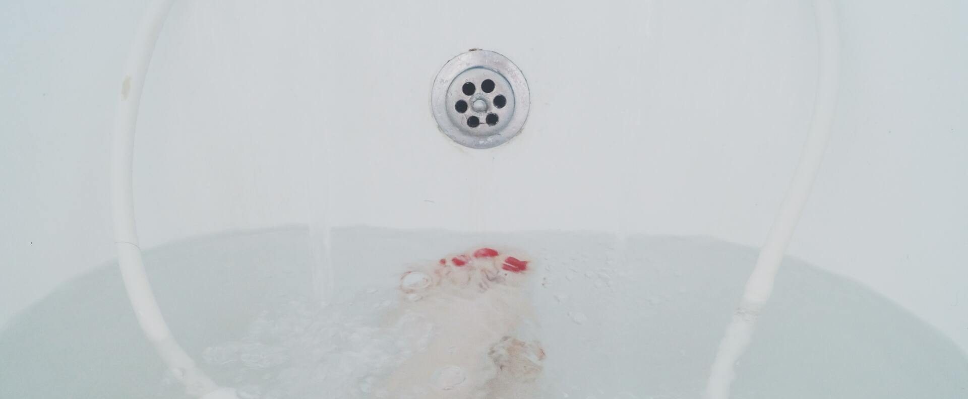 woman in bath
